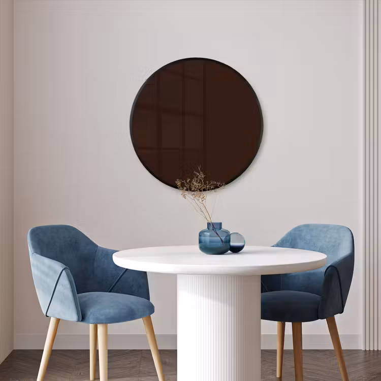 Ronde fotolijst - Dark - Chocolate - Bruin — 3