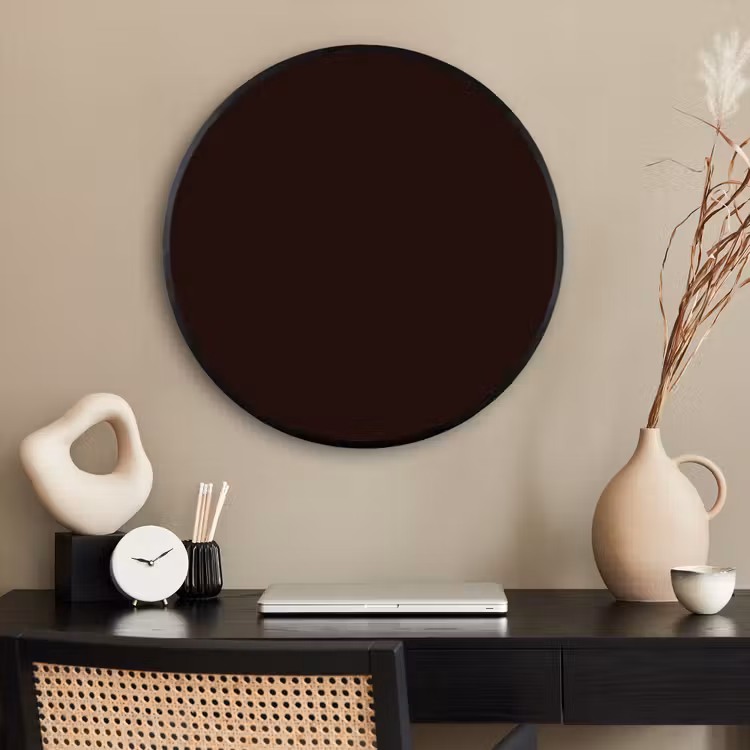 Ronde fotolijst - Deep - Obsidian - Bruin — 2