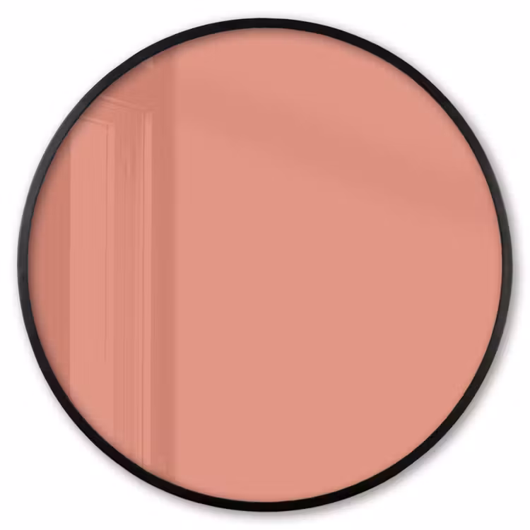 Ronde fotolijst - Earthy - Rose - Koraal — 1