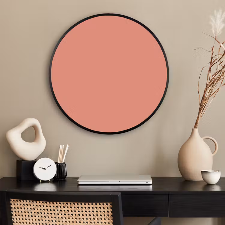 Ronde fotolijst - Earthy - Rose - Koraal — 2
