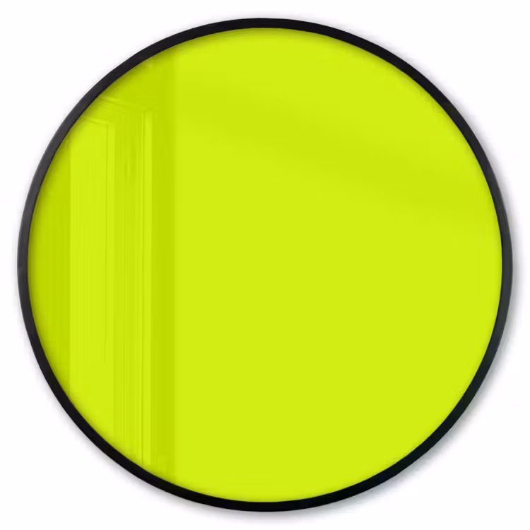 Ronde fotolijst - Electric - Lemon - Geel — 1