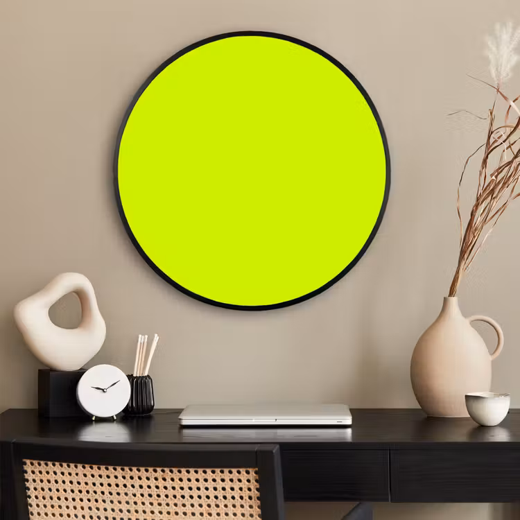Ronde fotolijst - Electric - Lemon - Geel — 2