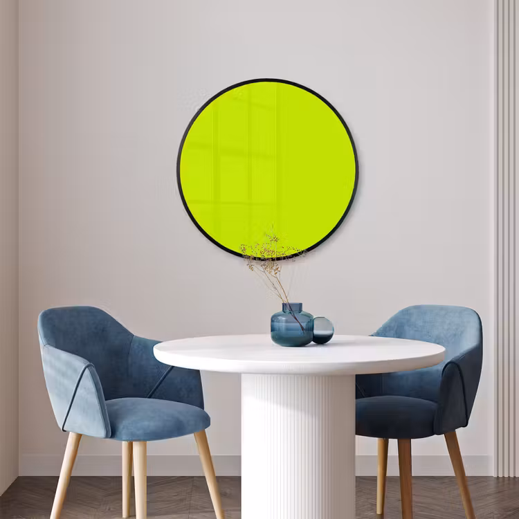 Ronde fotolijst - Electric - Lemon - Geel — 3