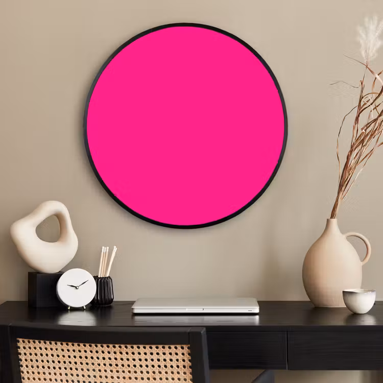 Ronde fotolijst - Hot - Fuchsia - Roze — 2