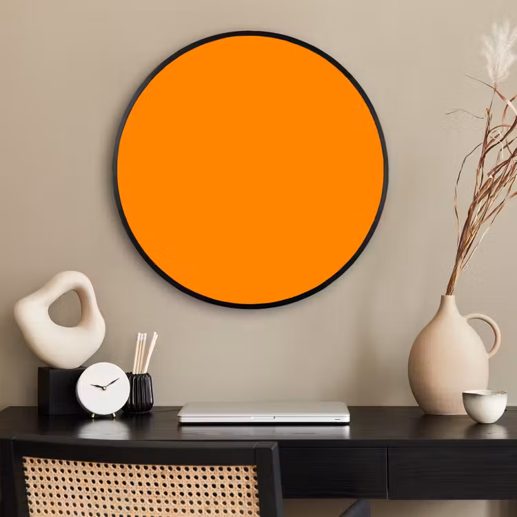 Ronde fotolijst - Marigold - Glow - Oranje — 2
