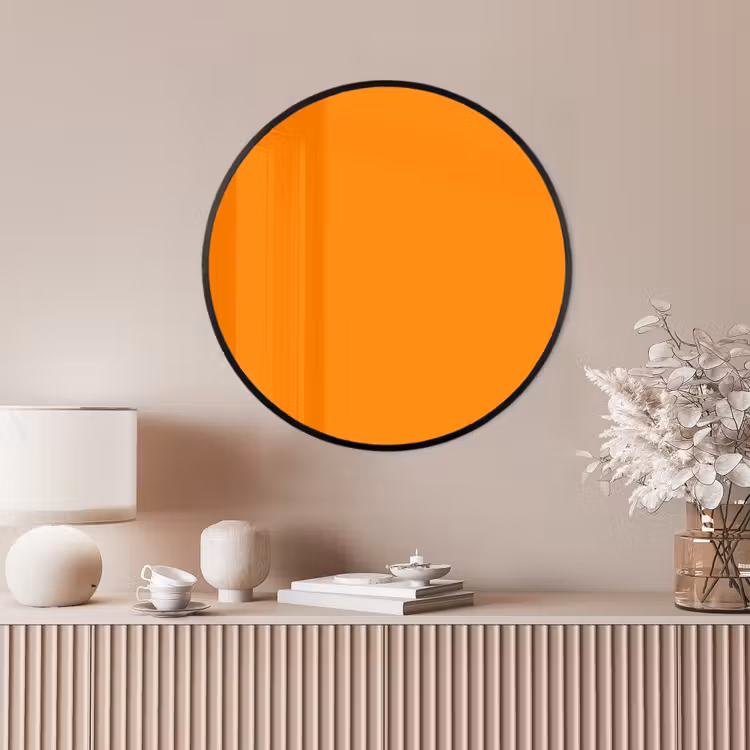 Ronde fotolijst - Marigold - Glow - Oranje — 4