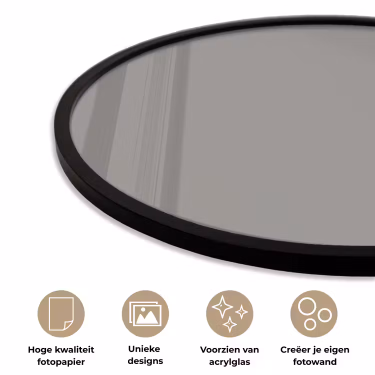 Ronde fotolijst - Mineral - Grey - Grijs — 5