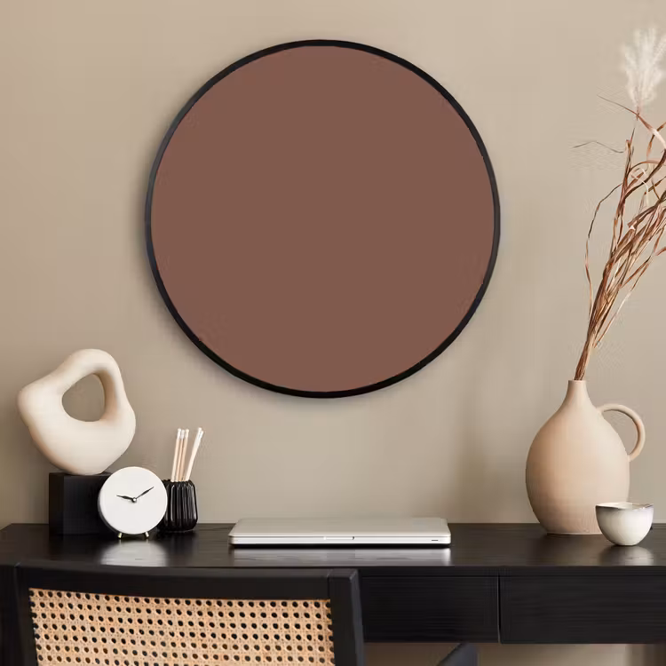 Ronde fotolijst - Muted - Chestnut - Bruin — 2