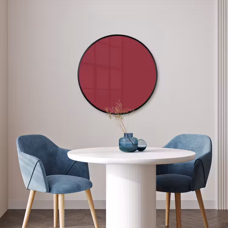 Ronde fotolijst - Antique - Ruby - Rood — 3