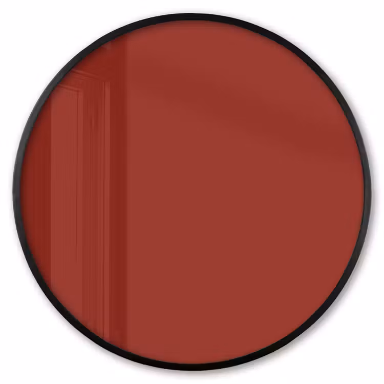Ronde fotolijst - Burnt - Copper - Rood — 1