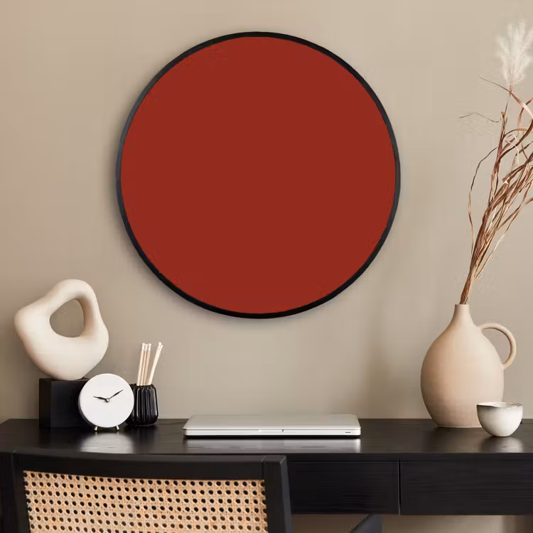 Ronde fotolijst - Burnt - Copper - Rood — 2