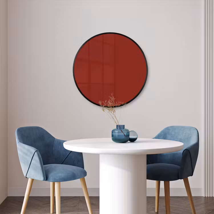 Ronde fotolijst - Burnt - Copper - Rood — 3
