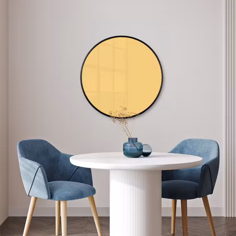 Ronde fotolijst - Butter - Geel - Yellow — 3