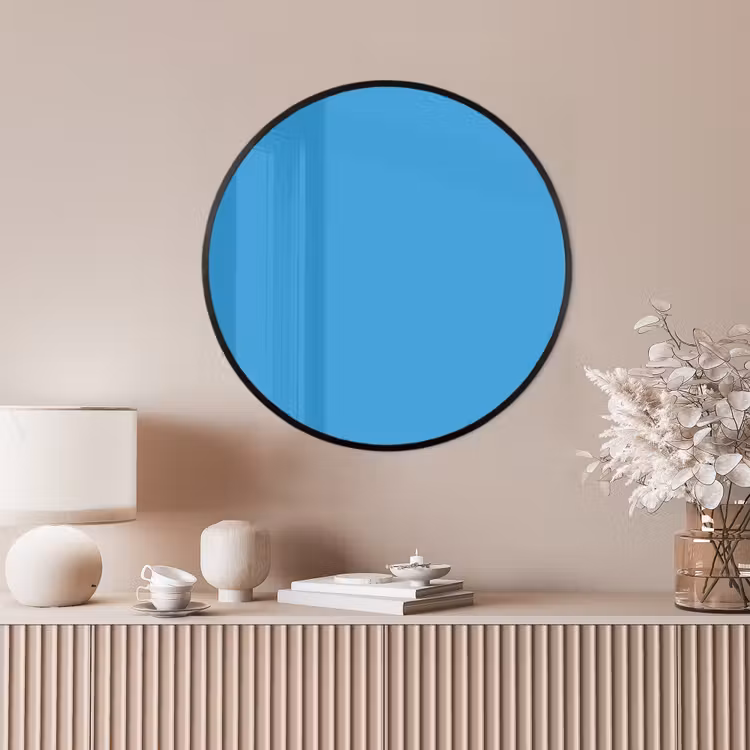 Ronde fotolijst - Cerulean - Breeze - Blauw — 4