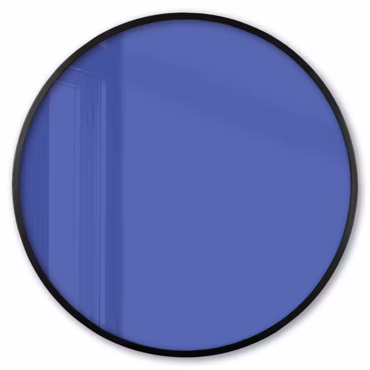 Ronde fotolijst - Chinese - Blue - Blauw — 1