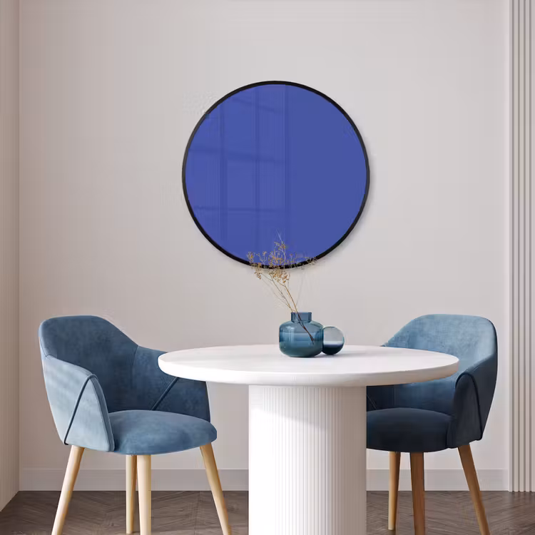 Ronde fotolijst - Chinese - Blue - Blauw — 3