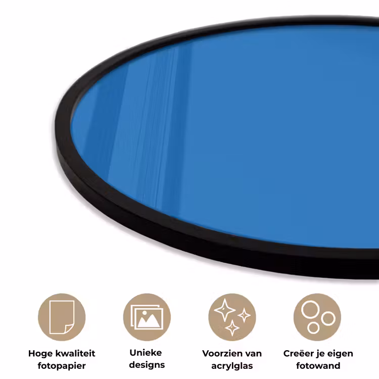 Ronde fotolijst - Classic - Azure - Blauw — 5