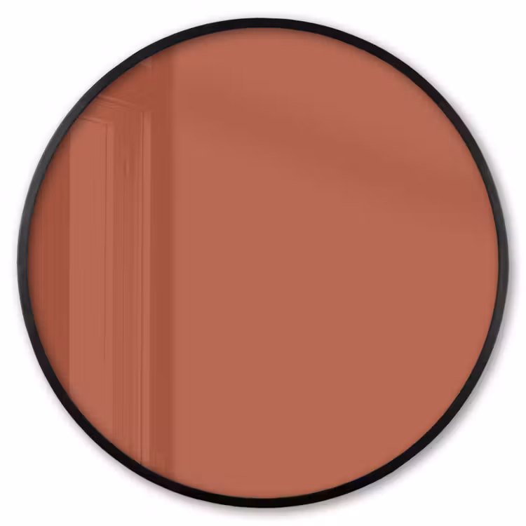 Ronde fotolijst - Copperhead - Oranje - Bruin — 1