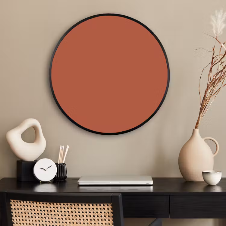Ronde fotolijst - Copperhead - Oranje - Bruin — 2