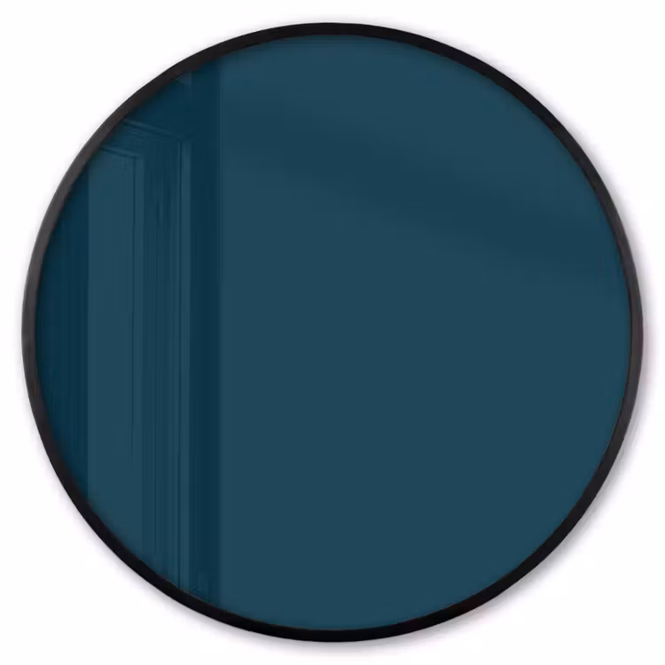 Ronde fotolijst - Dark - Indigo - Blauw — 1
