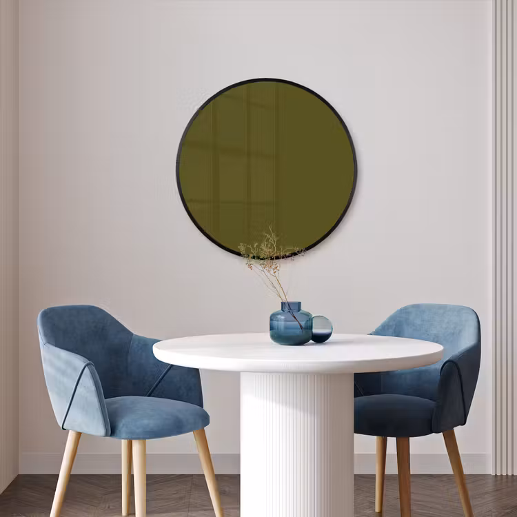 Ronde fotolijst - Dark - Olive - Groen — 3