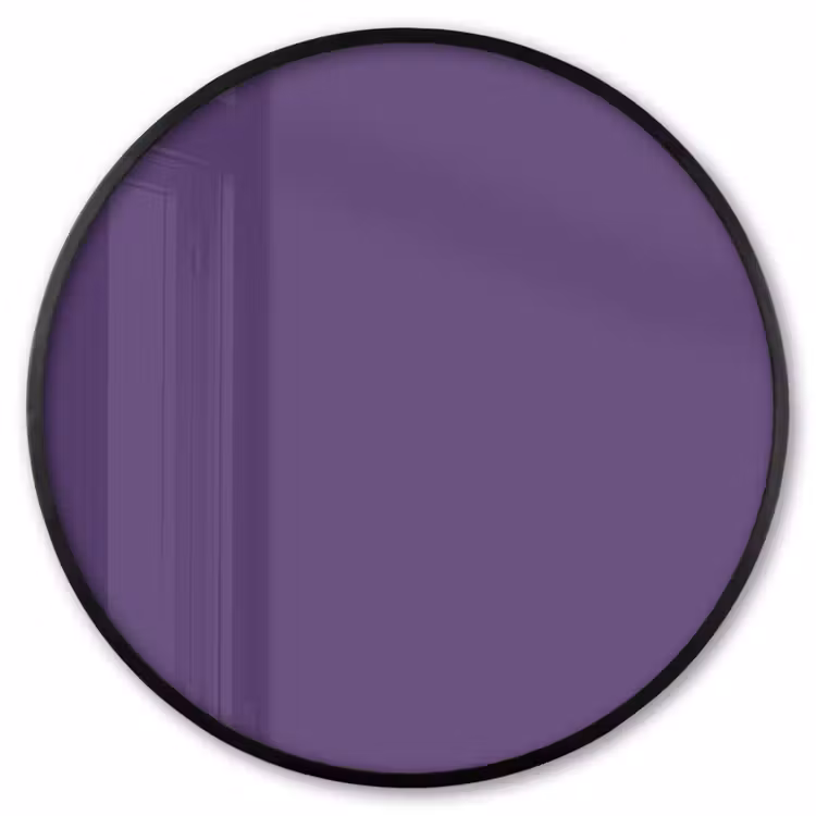 Ronde fotolijst - Deep - Plum - Paars — 1