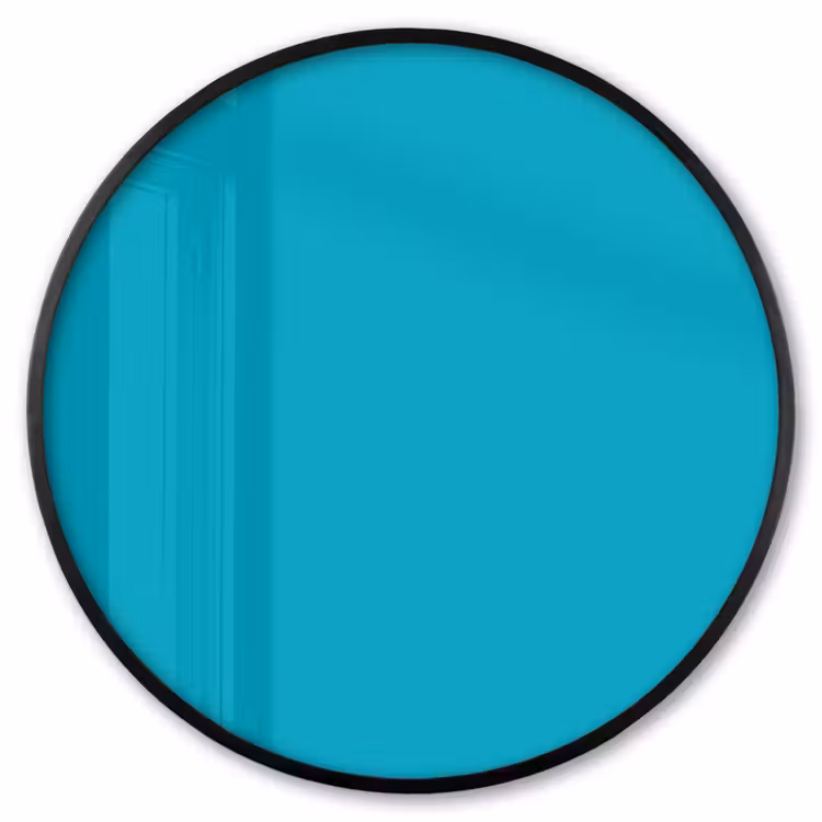 Ronde fotolijst - Deep - Turquoise - Turkoois — 1