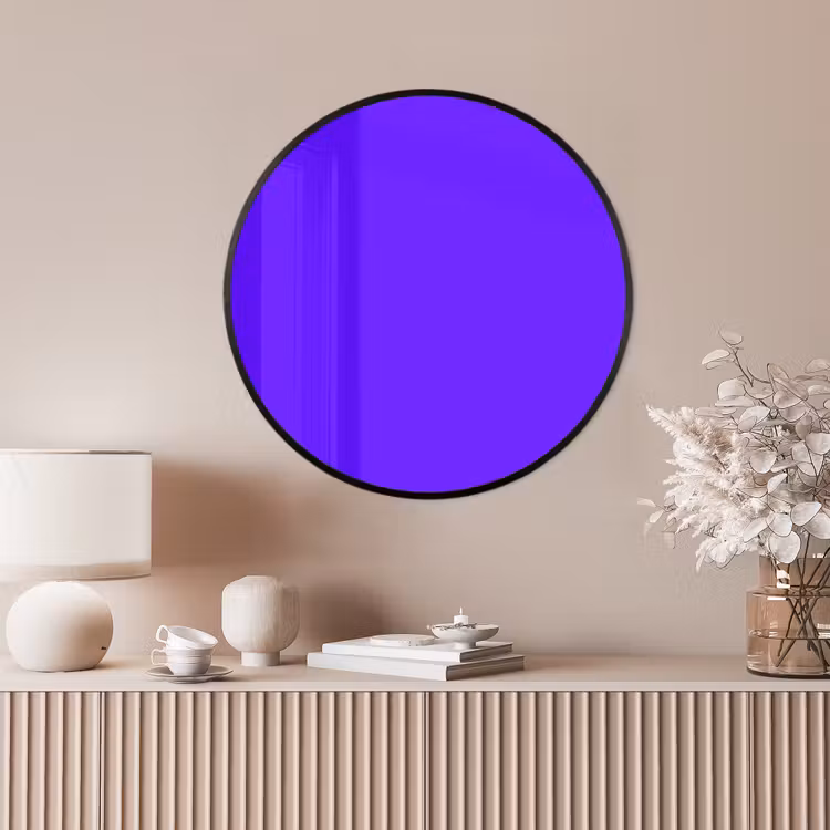 Ronde fotolijst - Electric - Indigo - Paars — 4