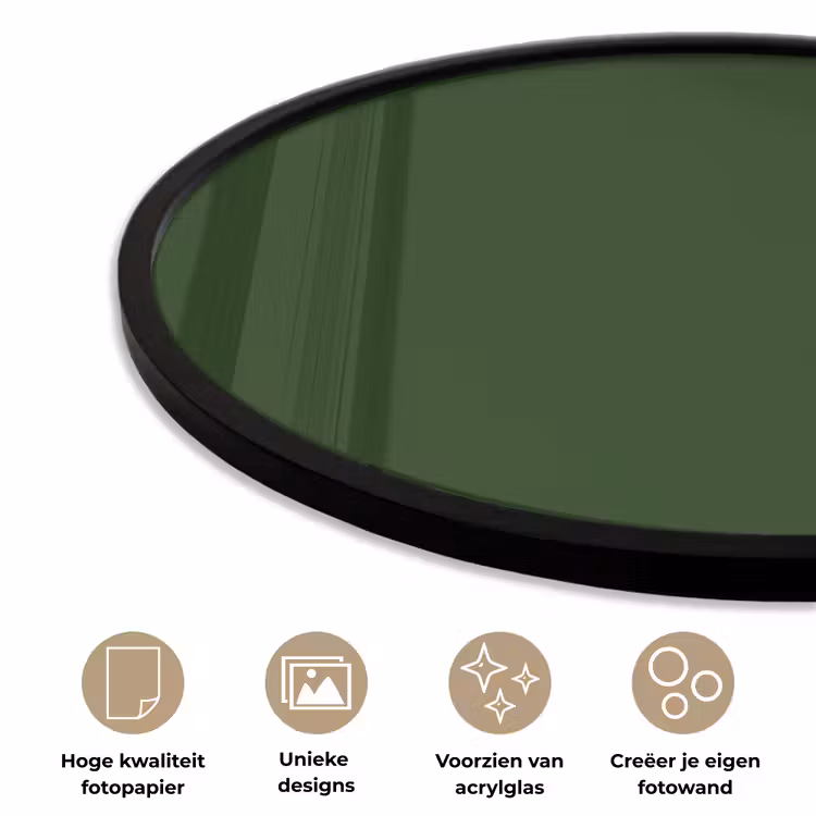 Ronde fotolijst - Forest - Green - Groen — 5