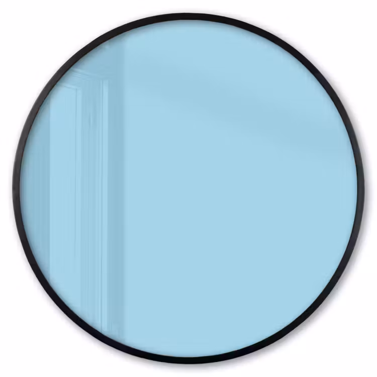 Ronde fotolijst - Ice - Blue - Blauw — 1
