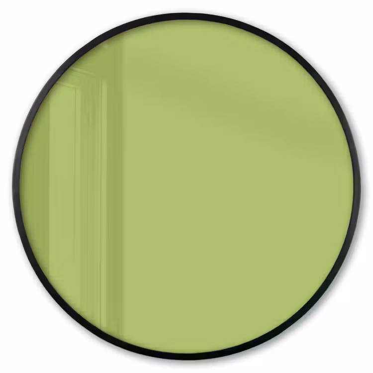 Ronde fotolijst - Lime - Glow - Groen — 1
