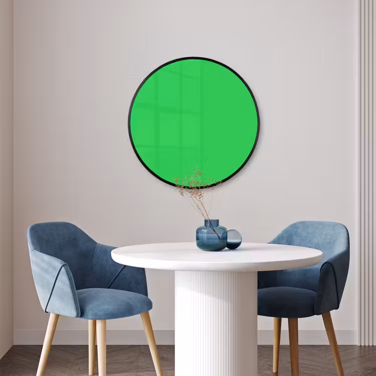 Ronde fotolijst - Mint - Green - Groen — 3