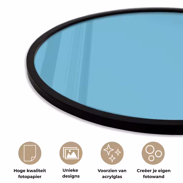 Ronde fotolijst - Ocean - Teal - Blauw — 5