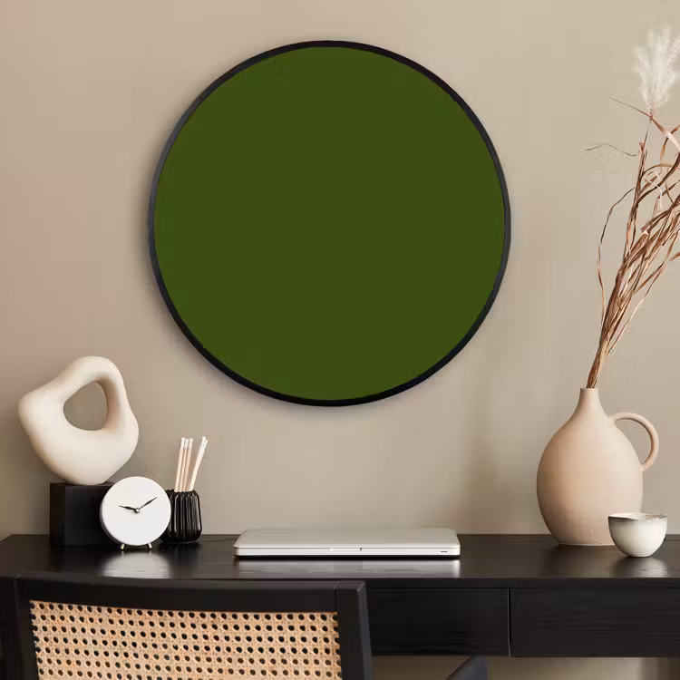 Ronde fotolijst - Olive - Drab - Groen — 2