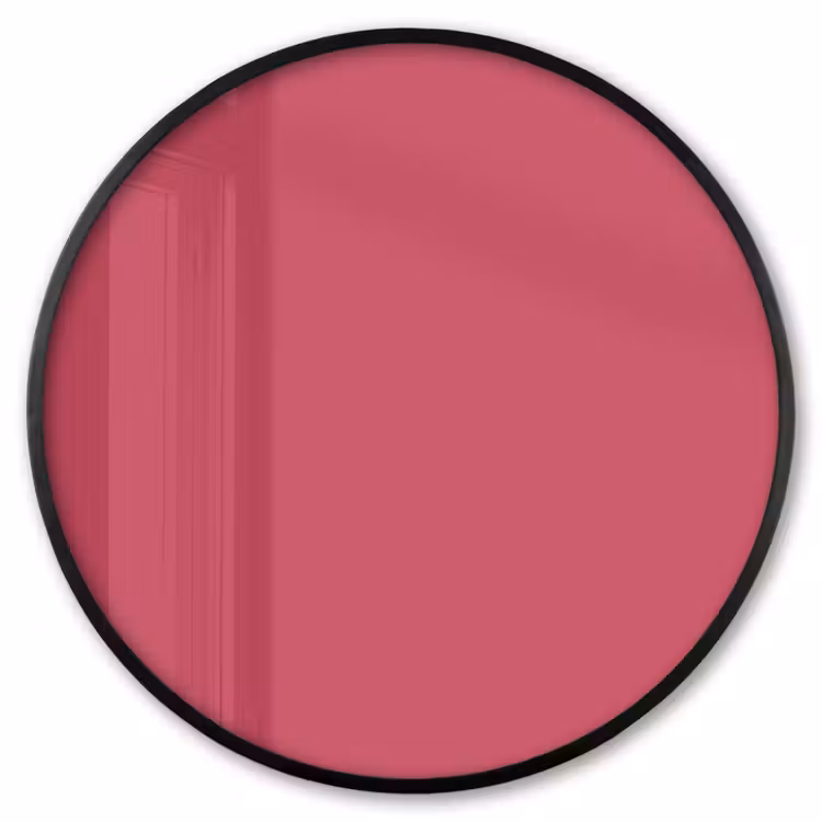 Ronde fotolijst - Bold - Berry - Rood — 1