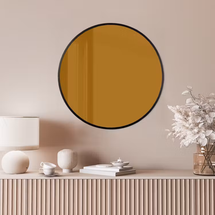Ronde fotolijst - Ocre - Gold - Geel — 4