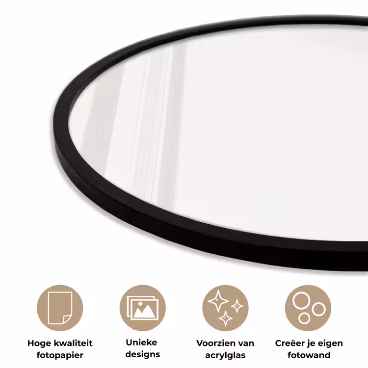Ronde fotolijst - Pure - Alabaster - Wit — 5