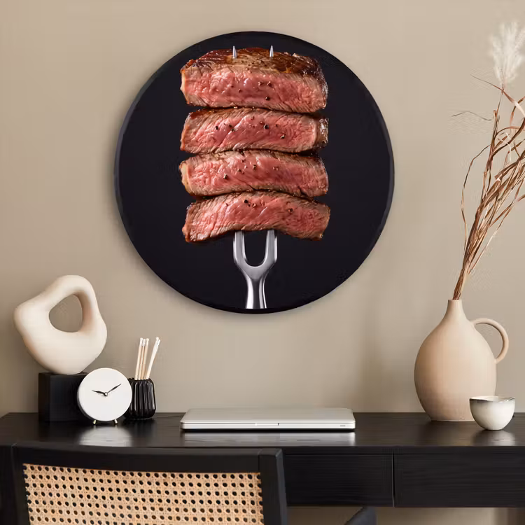 Ronde fotolijst - Eten - Rosé - Vork — 2