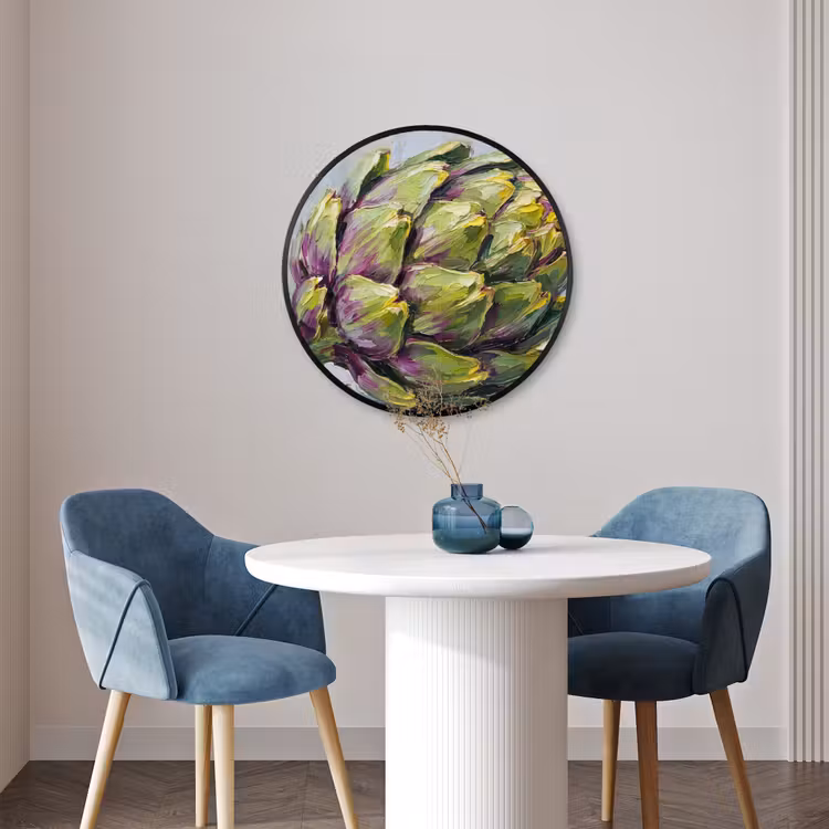 Ronde fotolijst - Eten - Artisjok - Modern — 3