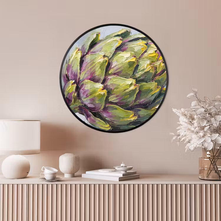 Ronde fotolijst - Eten - Artisjok - Modern — 4
