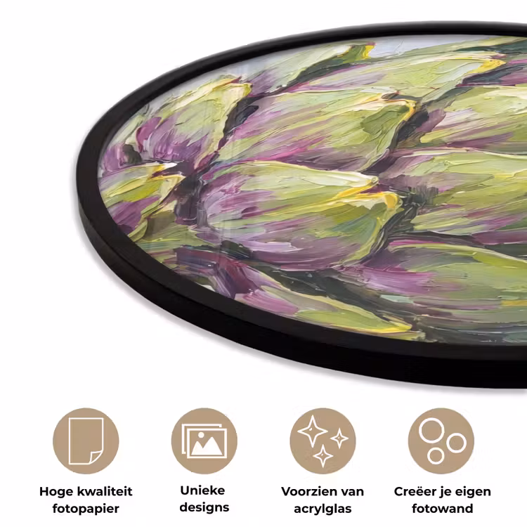 Ronde fotolijst - Eten - Artisjok - Modern — 5