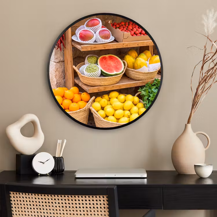 Ronde fotolijst - Fruit - Markt - Vers — 2