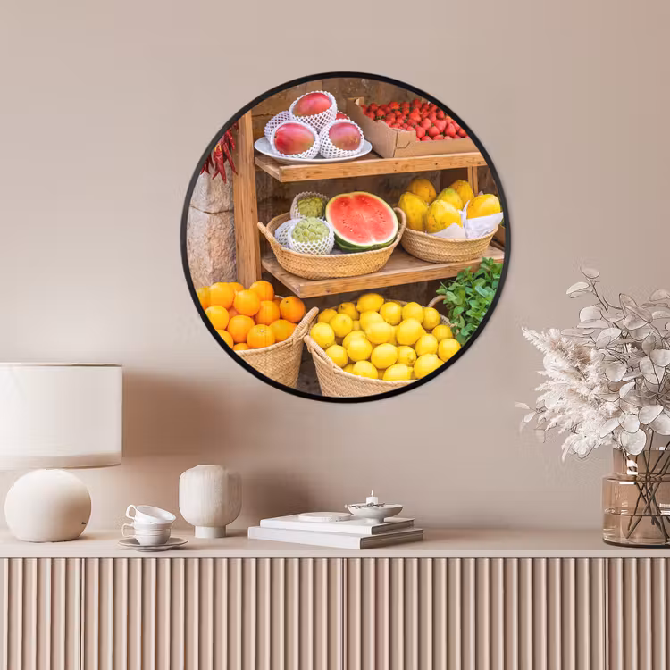 Ronde fotolijst - Fruit - Markt - Vers — 4