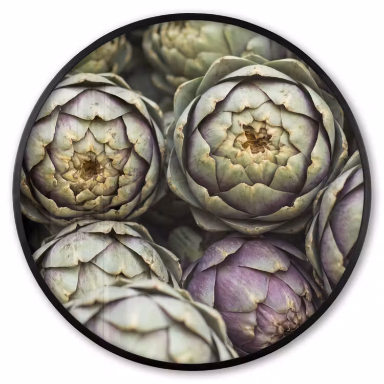 Ronde fotolijst - Groenten - Vers - Eten — 1