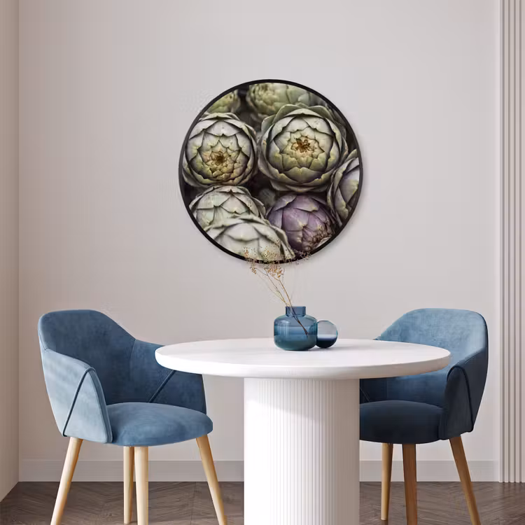 Ronde fotolijst - Groenten - Vers - Eten — 3