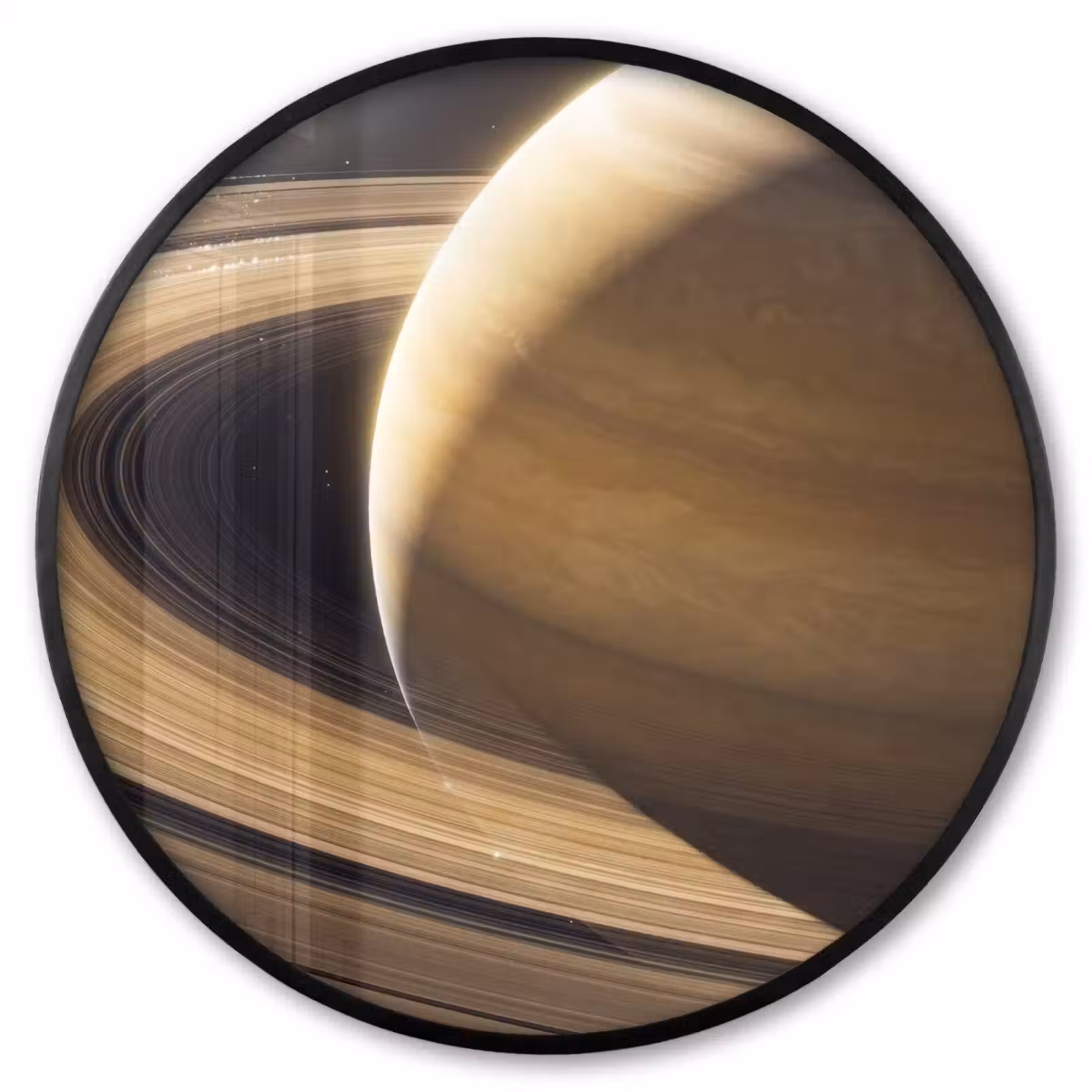 Ronde fotolijst - Planeet - Ringen - Ruimte — 1