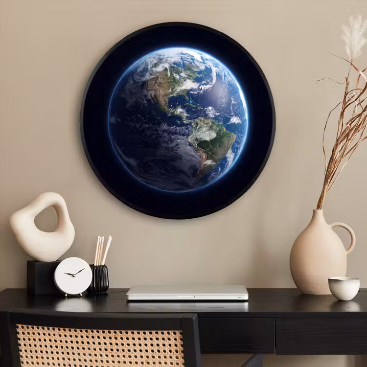 Ronde fotolijst - Aarde - Ruimte - Kosmos — 2