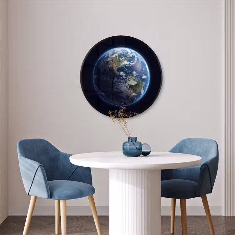 Ronde fotolijst - Aarde - Ruimte - Kosmos — 3