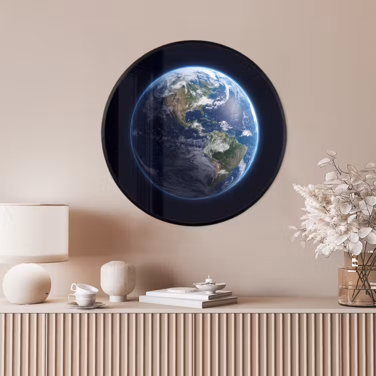 Ronde fotolijst - Aarde - Ruimte - Kosmos — 4