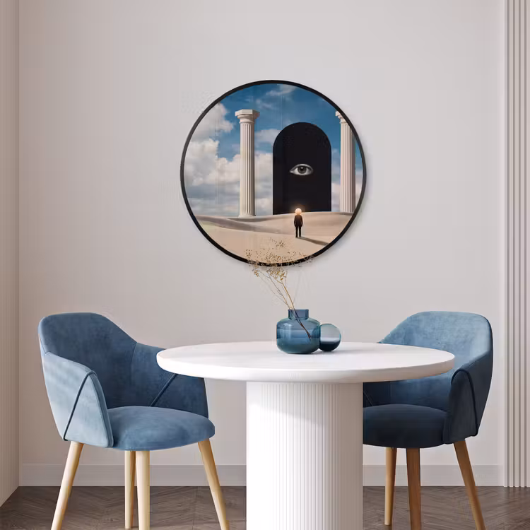 Ronde fotolijst - Droom - Woestijn - Oog — 3